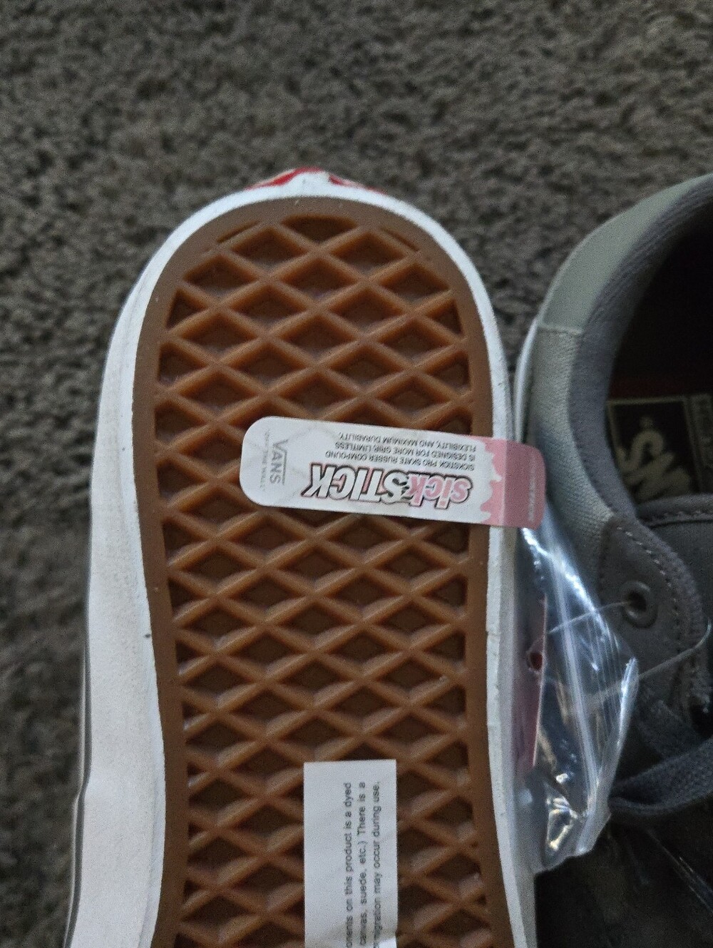 Vans Rowan Pro Men 10.5 Granite Rock Grey Sickstick Popcush 072026 - Picture 6 of 9